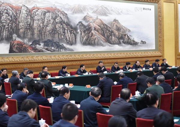 2月17日，中共中央總書記、國家主席、中央軍委主席、中央國家安全委員會主席習近平在北京主持召開國家安全工作座談會并發表重要講話。新華社記者 張鐸 攝